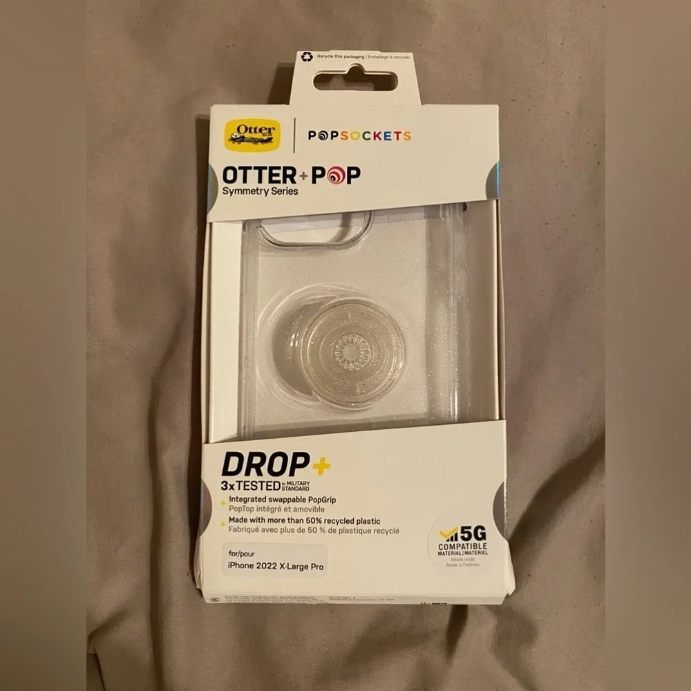 NEW - OtterBox iPhone 2022 X-Large Pro Case Otter + Pop Symmetry Series